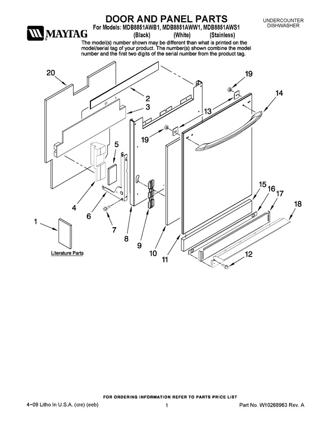 Diagram for MDB8851AWS1