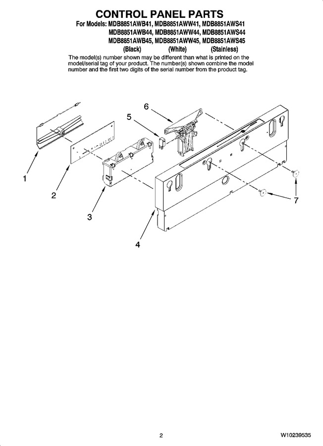 Diagram for MDB8851AWW45