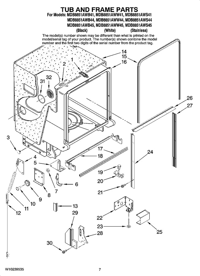 Diagram for MDB8851AWB45