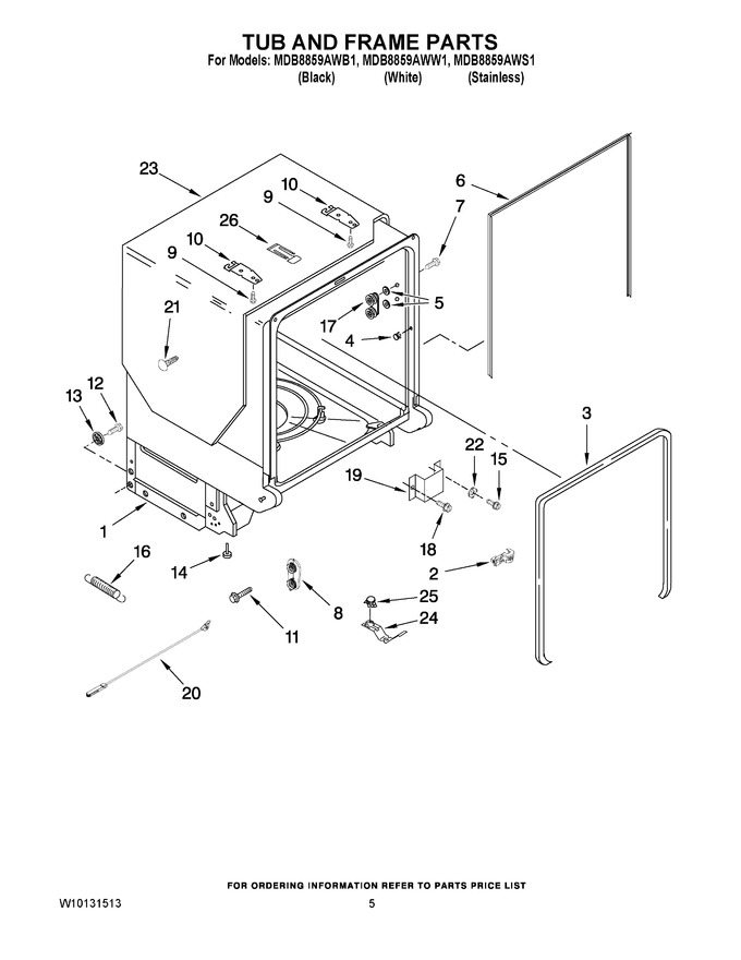 Diagram for MDB8859AWS1