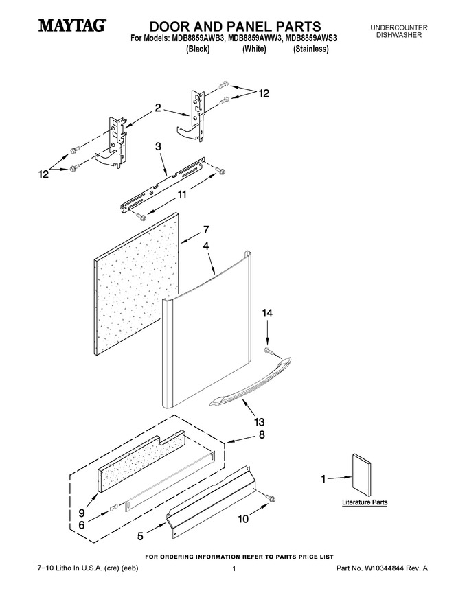 Diagram for MDB8859AWB3