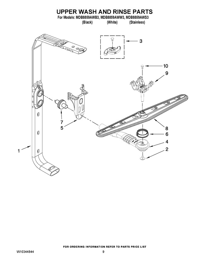 Diagram for MDB8859AWS3