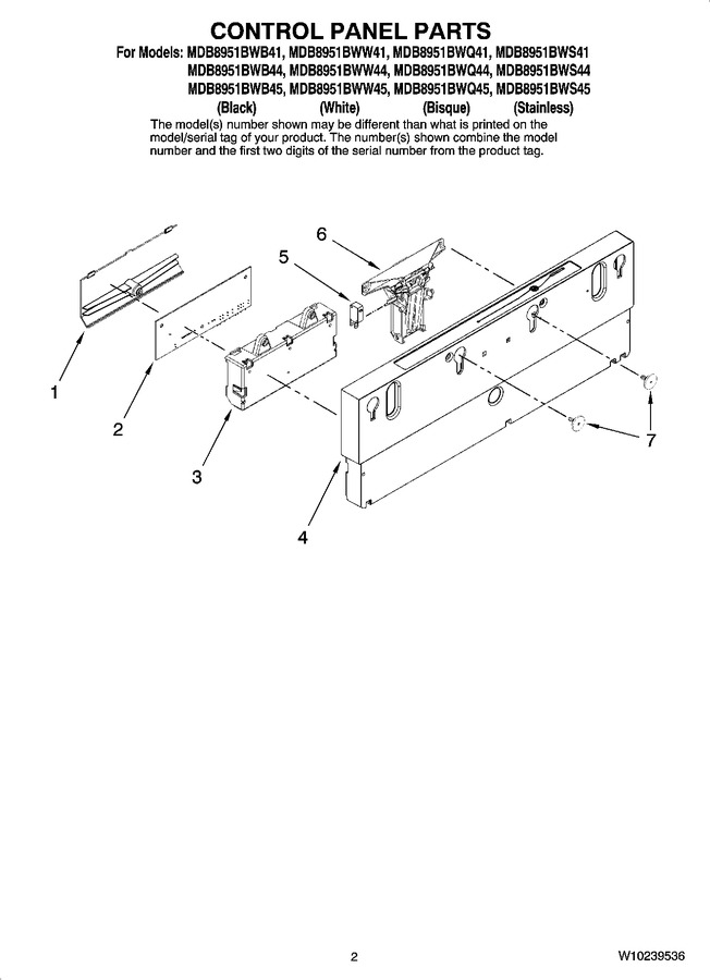 Diagram for MDB8951BWQ45
