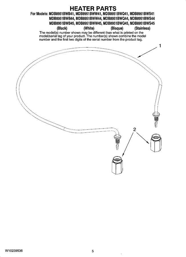 Diagram for MDB8951BWB41