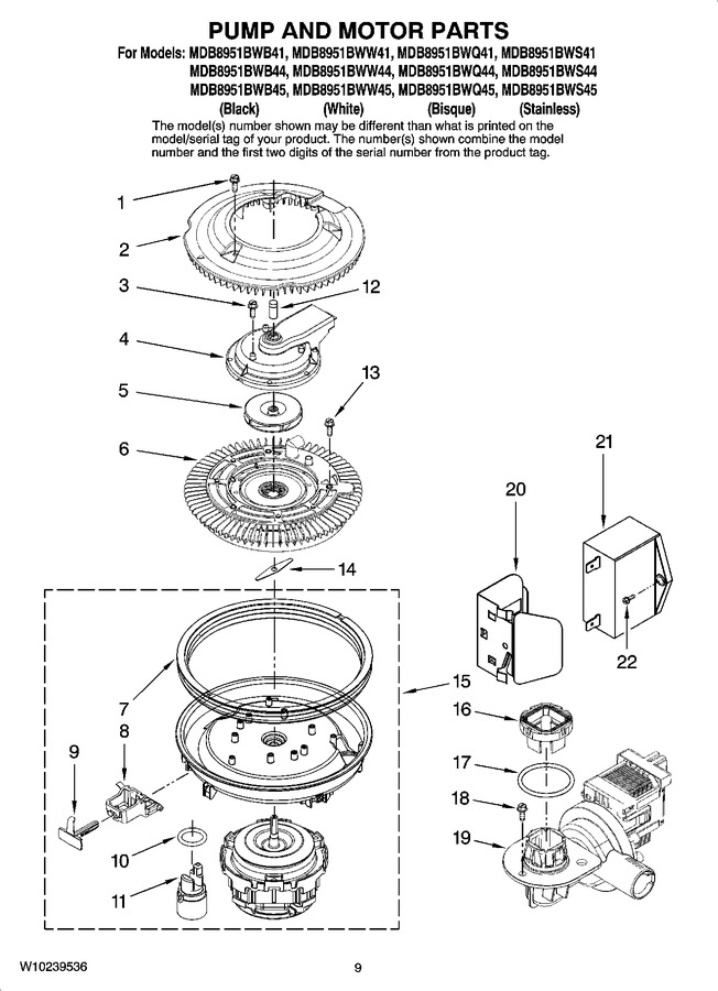 Diagram for MDB8951BWW45