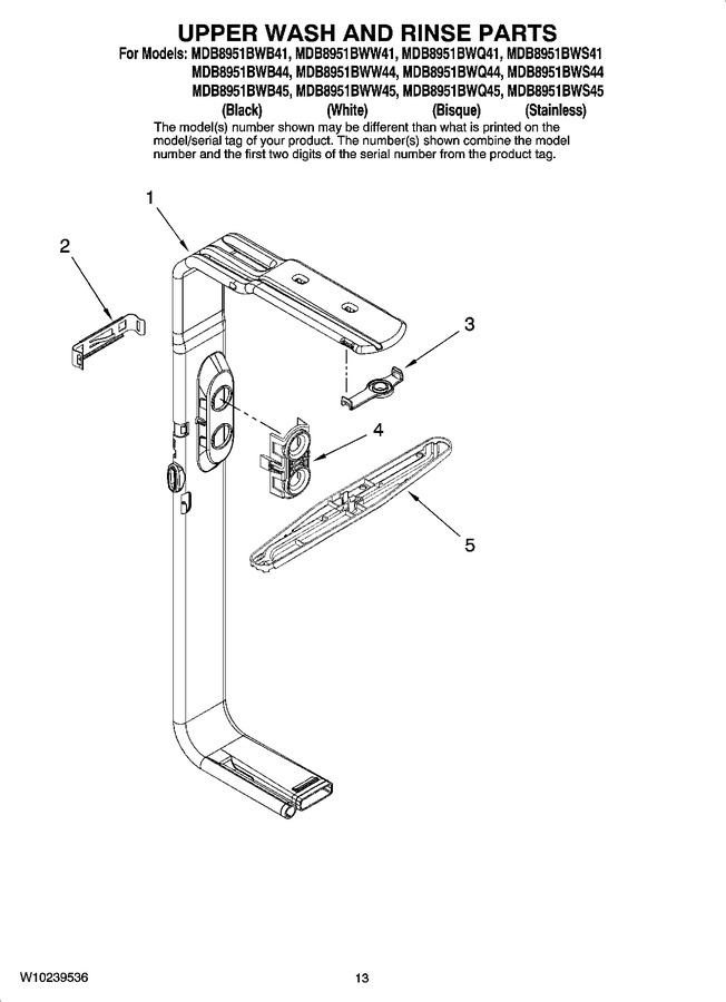 Diagram for MDB8951BWW45