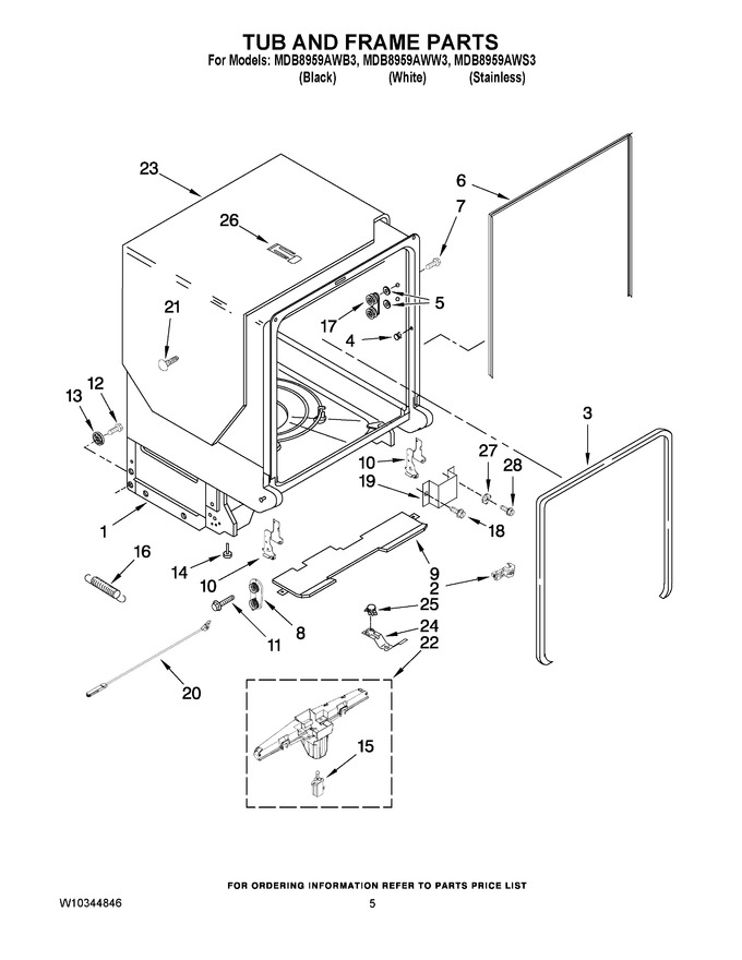 Diagram for MDB8959AWS3