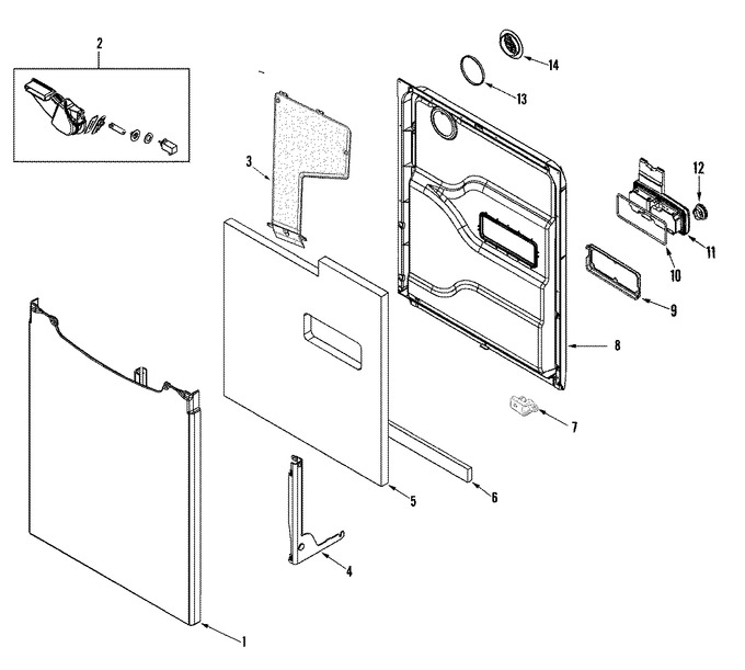 Diagram for MDC4650AWW