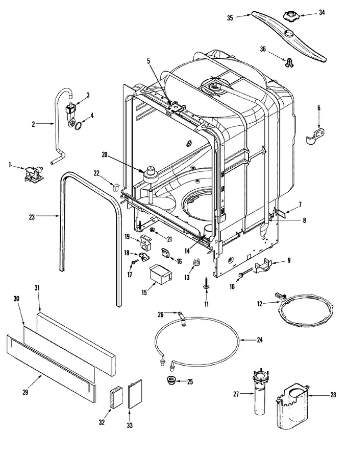 Diagram for MDBE790AWB