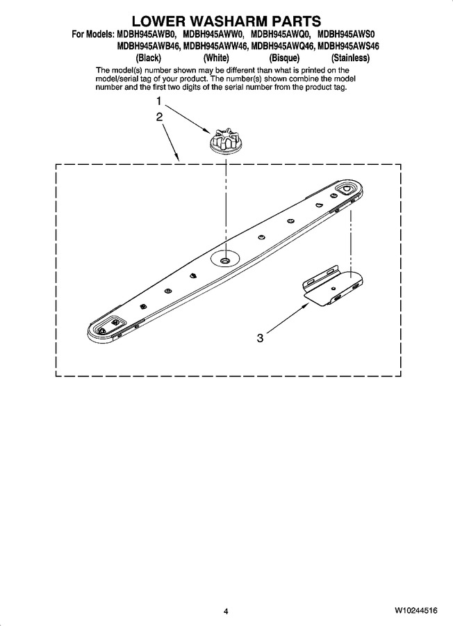Diagram for MDBH945AWW0