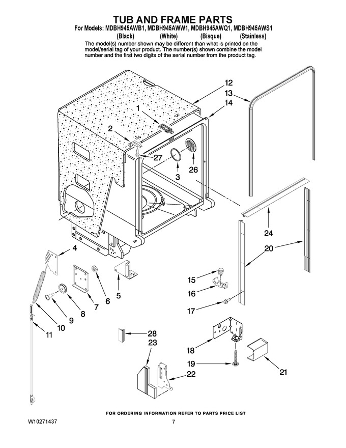 Diagram for MDBH945AWB1