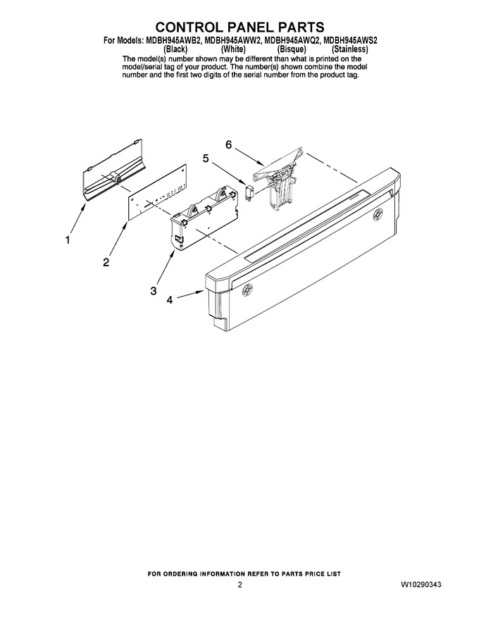 Diagram for MDBH945AWW2