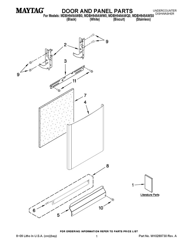 Diagram for MDBH949AWQ0
