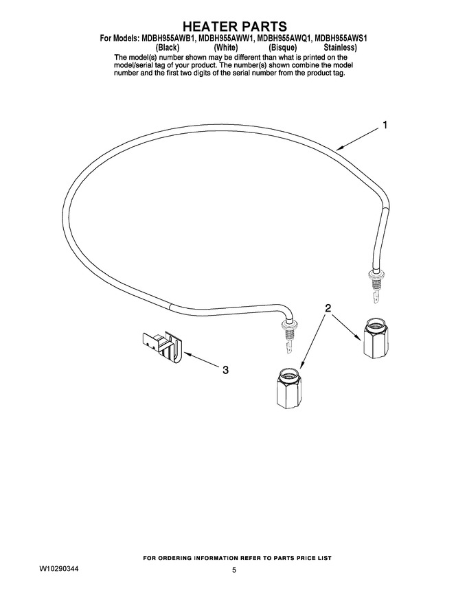 Diagram for MDBH955AWW1