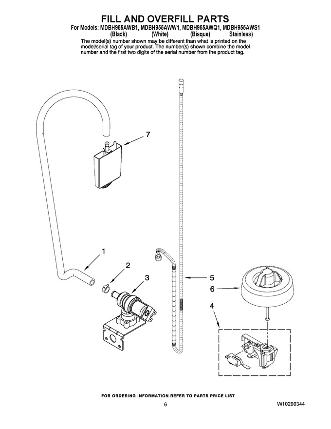 Diagram for MDBH955AWB1