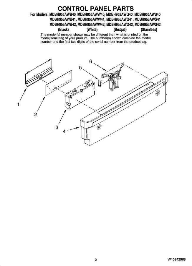 Diagram for MDBH955AWW41