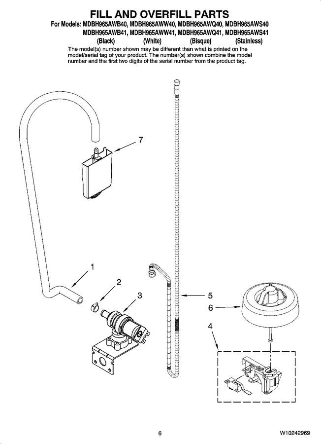 Diagram for MDBH965AWW40