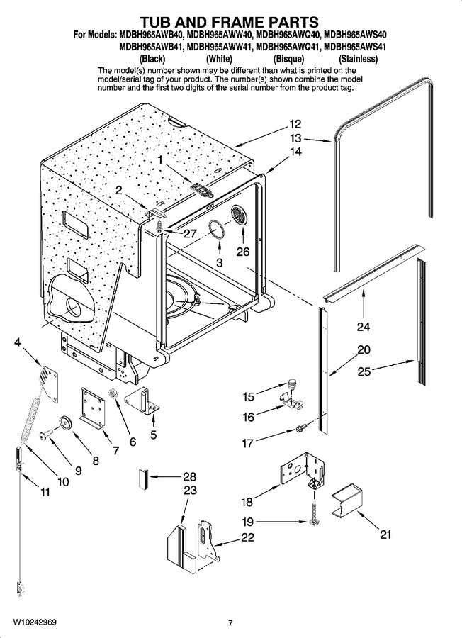 Diagram for MDBH965AWW40