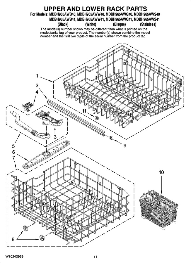Diagram for MDBH965AWB40
