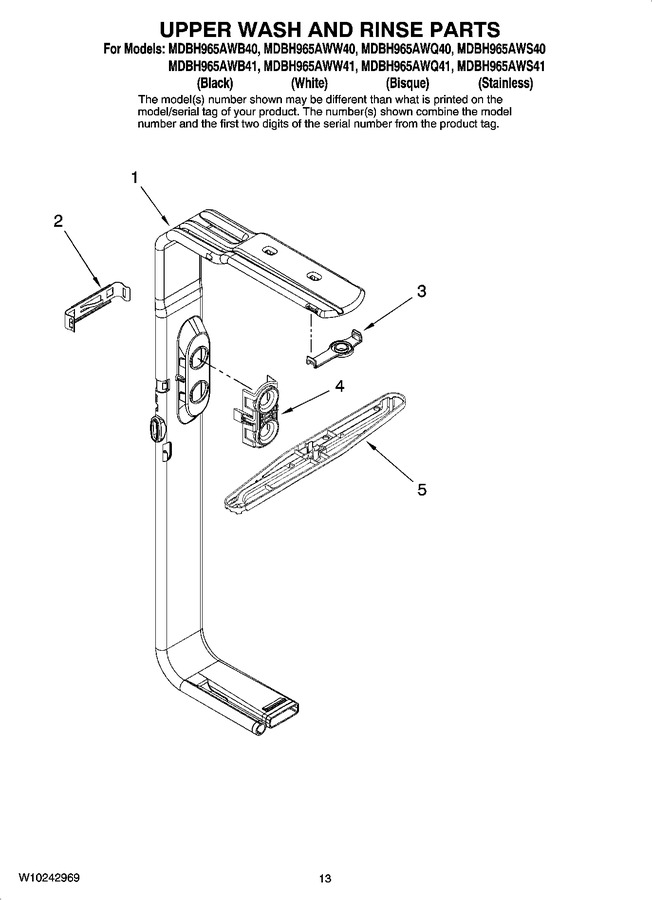 Diagram for MDBH965AWW41