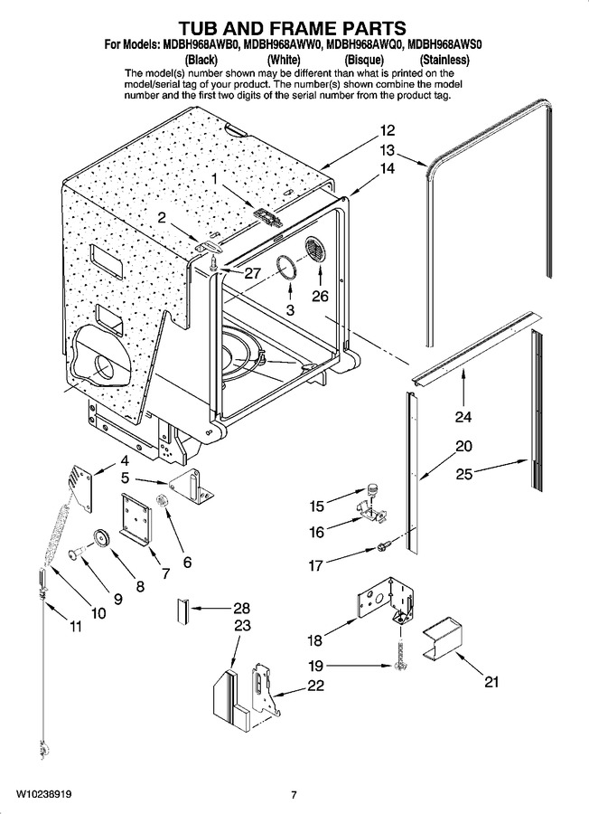 Diagram for MDBH968AWB0