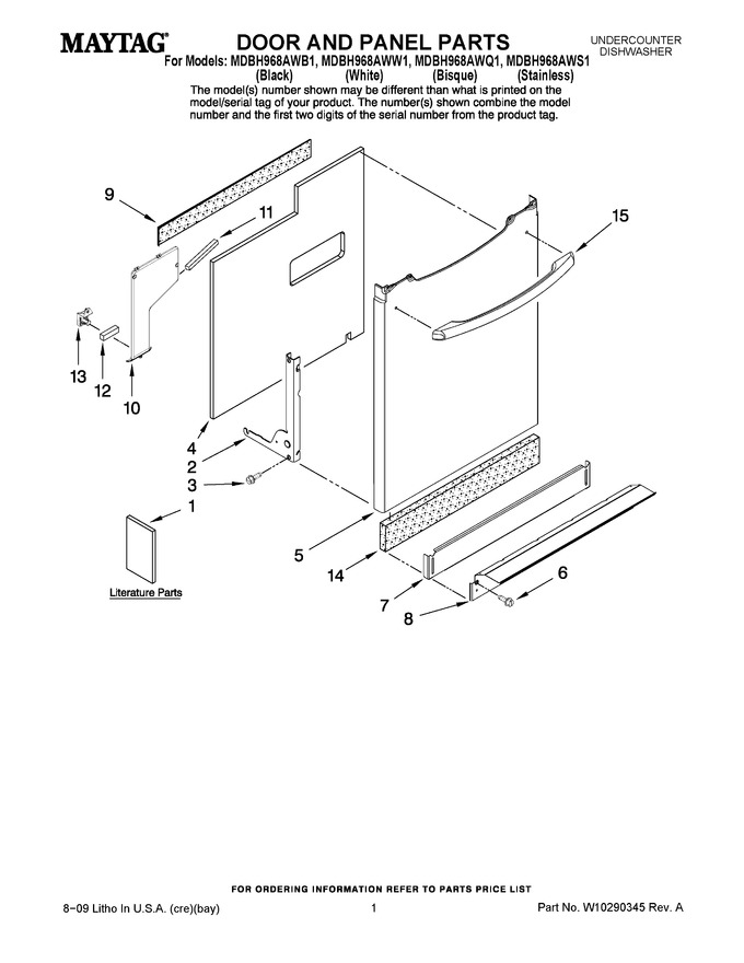 Diagram for MDBH968AWB1