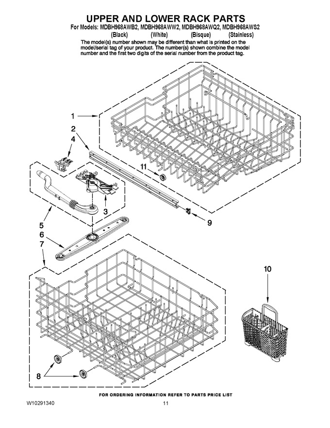 Diagram for MDBH968AWS2