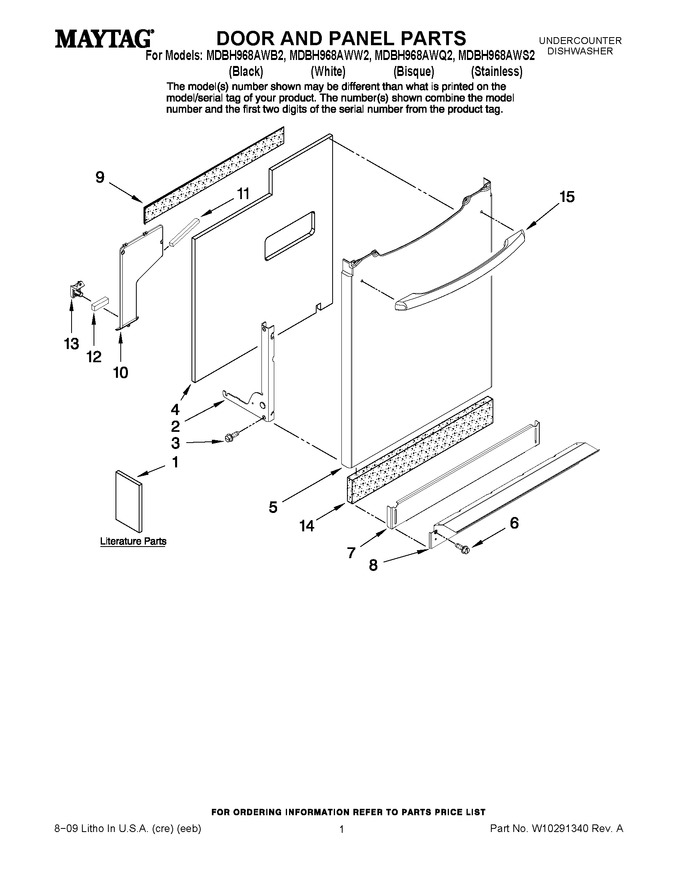 Diagram for MDBH968AWQ2
