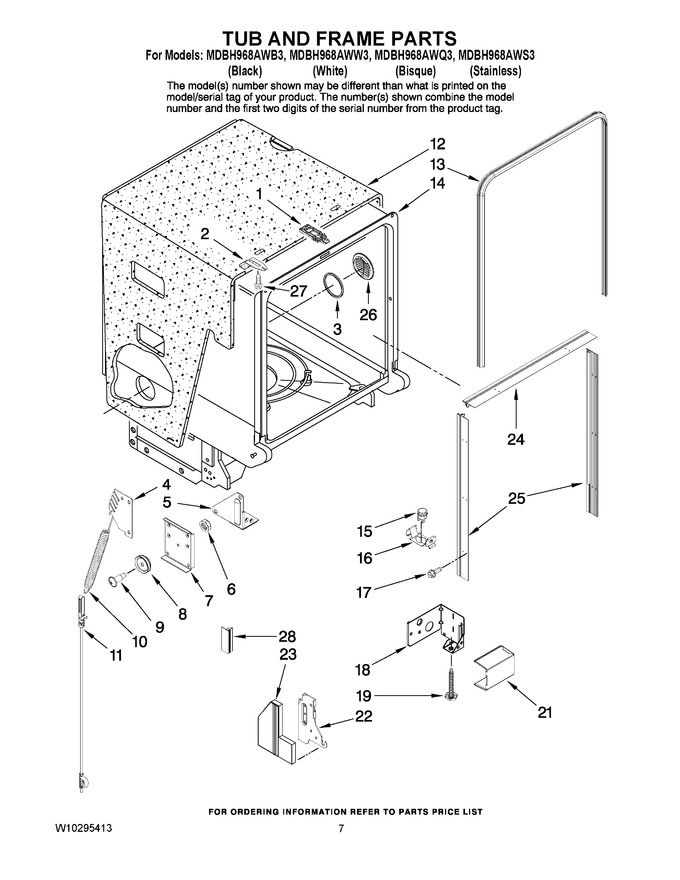 Diagram for MDBH968AWW3