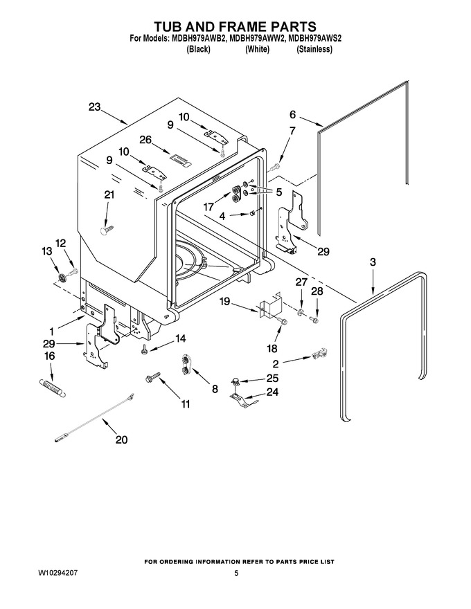 Diagram for MDBH979AWB2