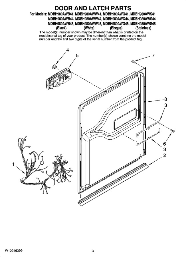 Diagram for MDBH980AWS45