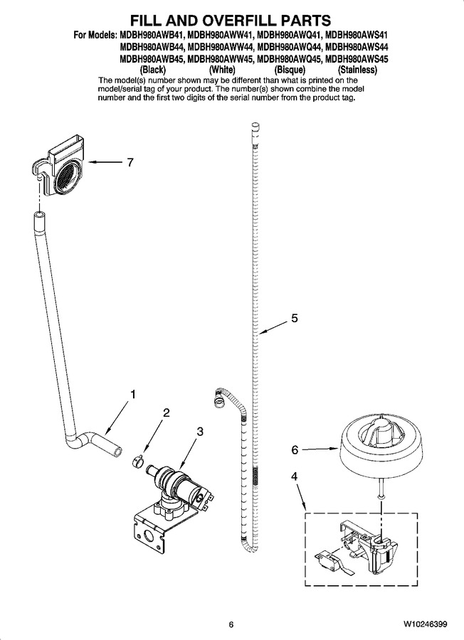 Diagram for MDBH980AWB45