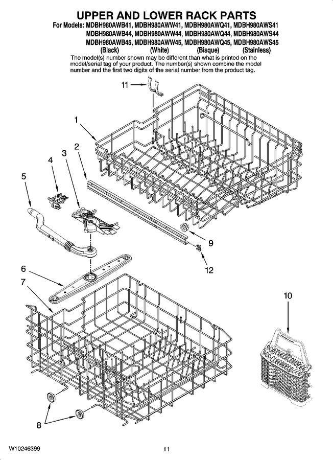 Diagram for MDBH980AWQ44