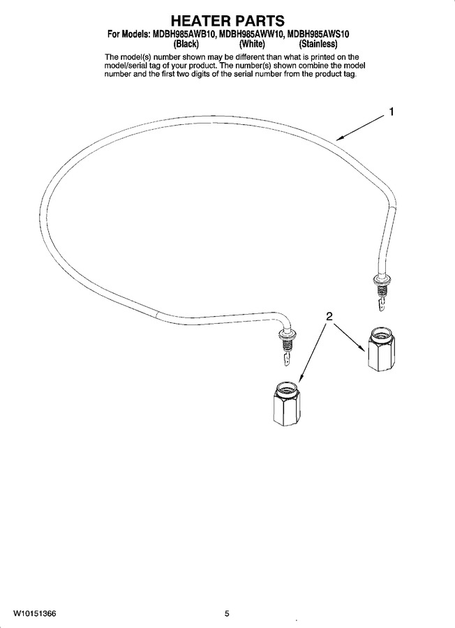 Diagram for MDBH985AWS10