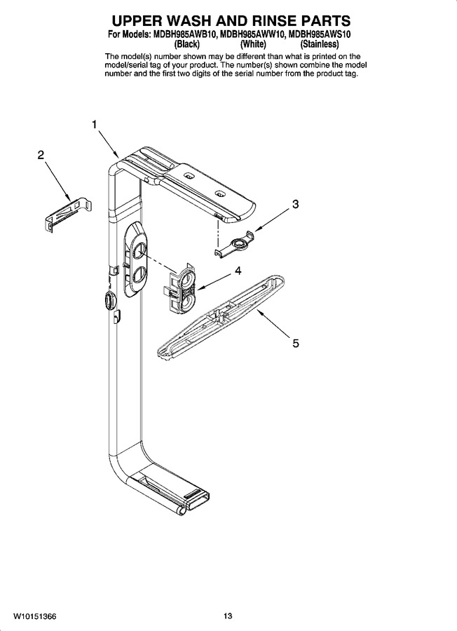 Diagram for MDBH985AWB10