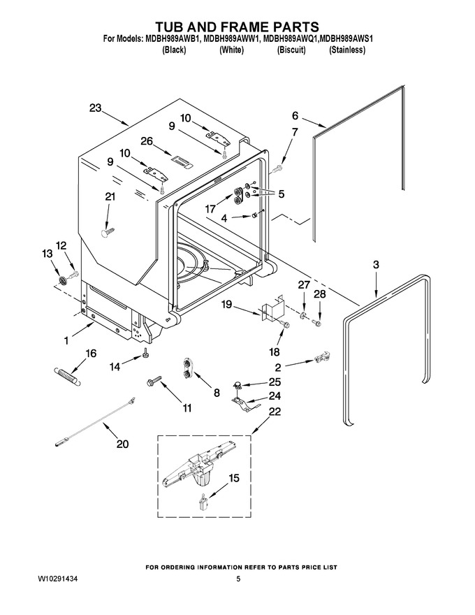 Diagram for MDBH989AWB1