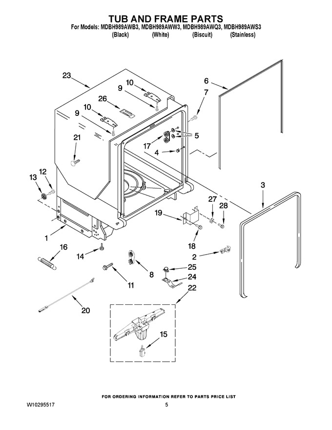 Diagram for MDBH989AWB3
