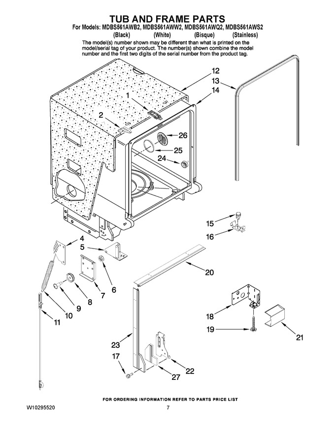 Diagram for MDBS561AWW2