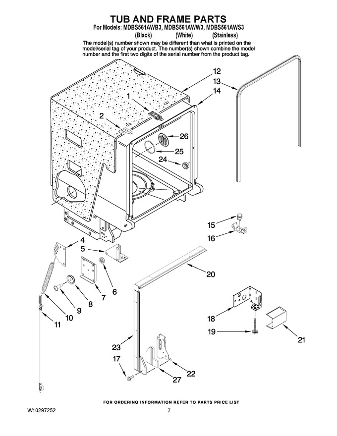 Diagram for MDBS561AWW3