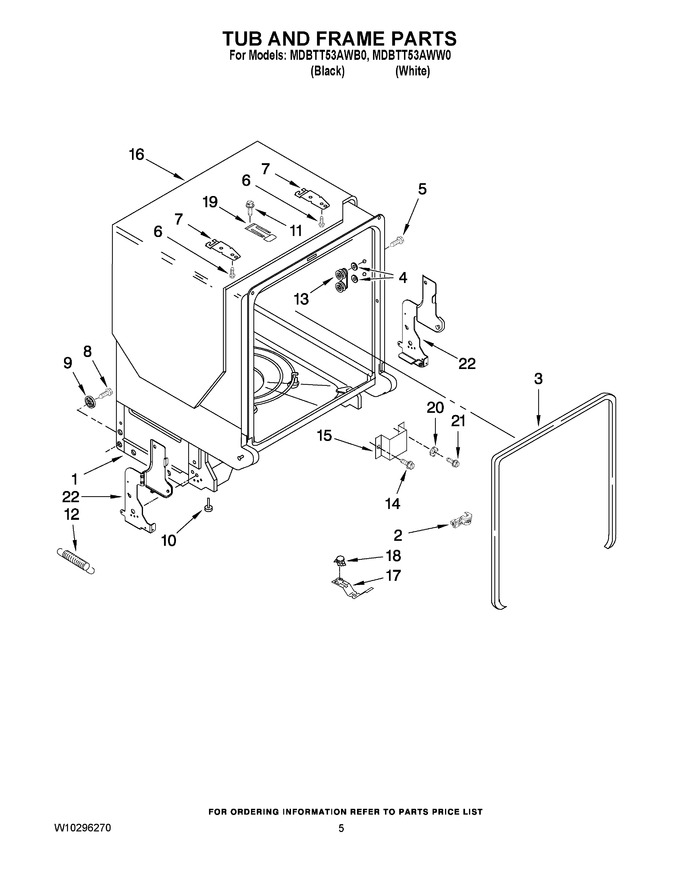 Diagram for MDBTT53AWW0