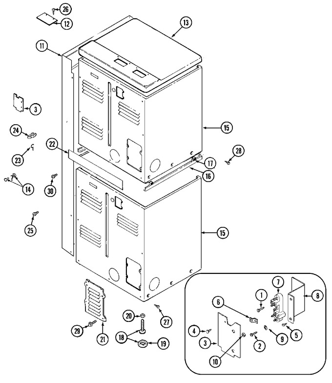 Diagram for MDE13CSADW