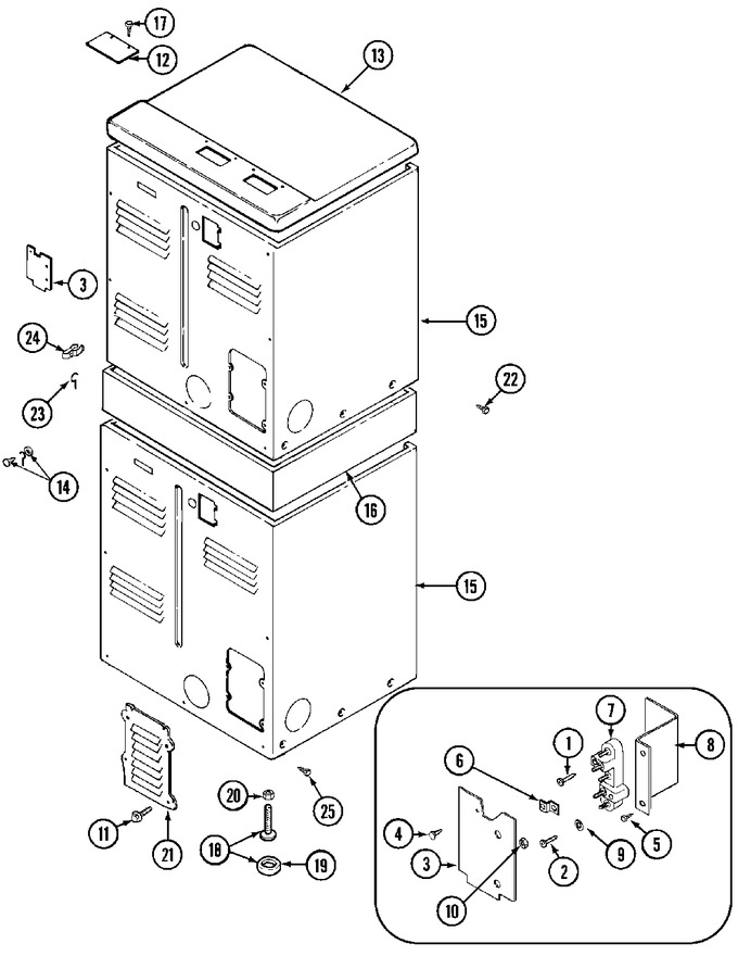 Diagram for MDE11MNACW
