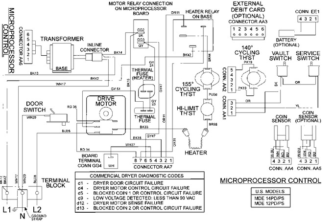 Diagram for MDE12PSBEW