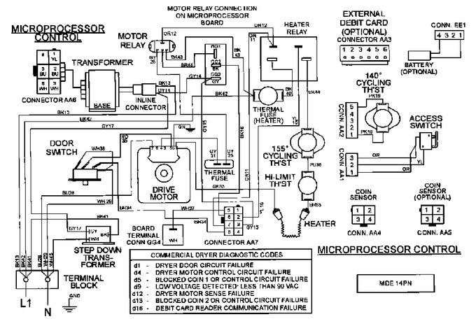 Diagram for MDE14PNAGW