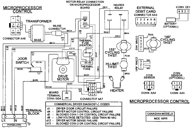 Diagram for MDE16PRAZW