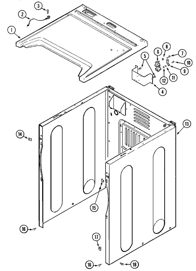 Diagram for MDE16CSDGW