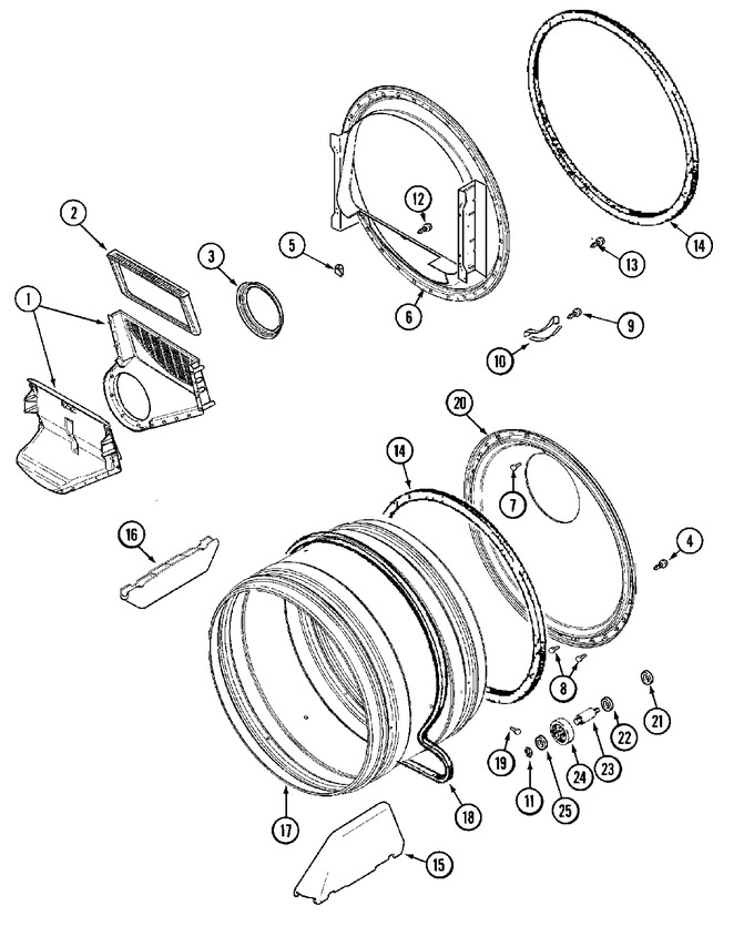 Diagram for MDG16PDAWQ