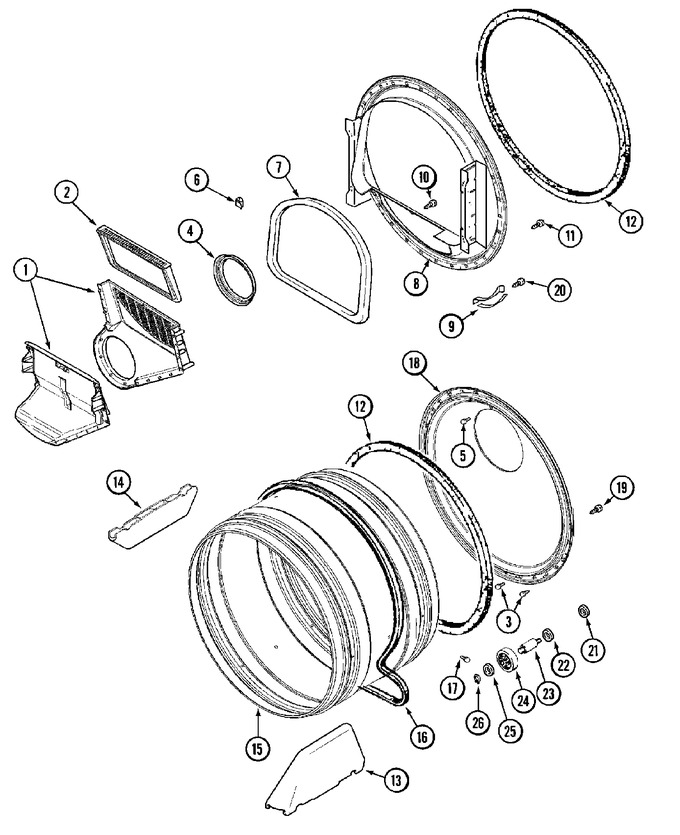 Diagram for MDE16CSDGW