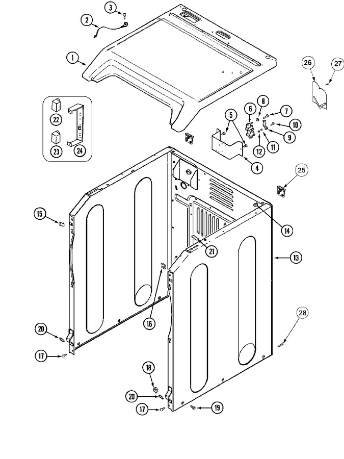Diagram for MDE21PDAGW