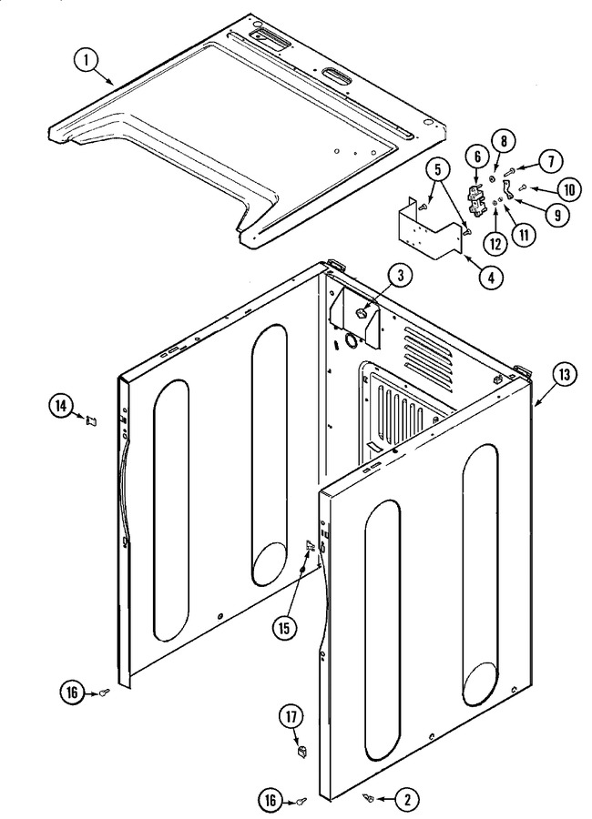 Diagram for MDG9357AWW